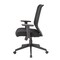 Officesource Interchangeable Collection Gray Mesh High Back Task Chair with Black Base 656MBFBK - alternate 3